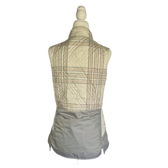 New Peter Millar Women's Grey Ivory Lizzie Hybrid Golf Vest Small - Picture 4 of 11